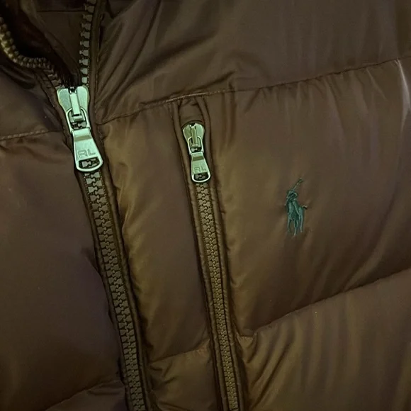 Big & tall mens polo puffer vest - Picture 3 of 3